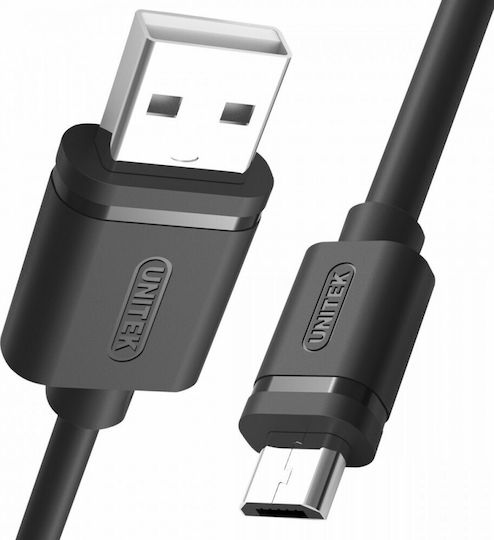 Unitek Regulär USB 2.0 auf Micro-USB-Kabel Schwarz 1.5m (Y-C434GBK) 1Stück