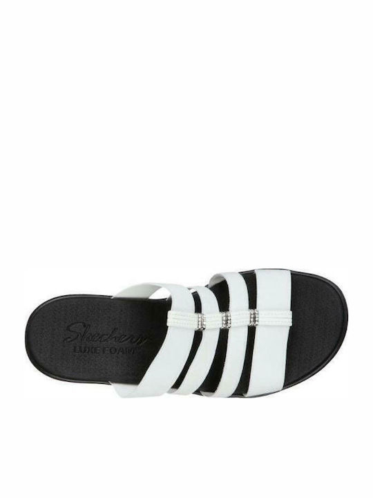 Rumble On City Fever Women's Platform Wedge Sandals White
