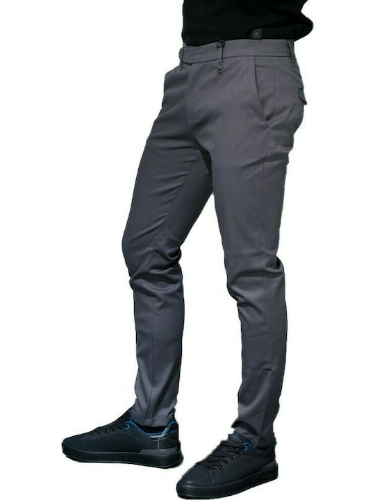 TRESOR CHINOS TROUSERS GREY 4452 SANTELO