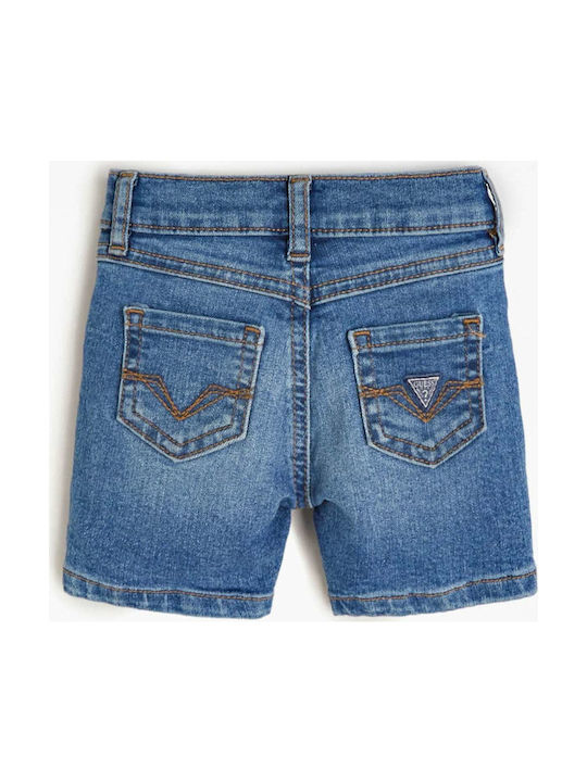 Guess Παιδικό Σορτς/Βερμούδα Τζιν Core Denim Shorts Μπλε