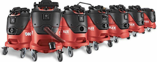 Flex VCE 33 L AC-Set Σκούπα Υγρών / Στερεών 1200W με Πλαστικό Κάδο 30lt