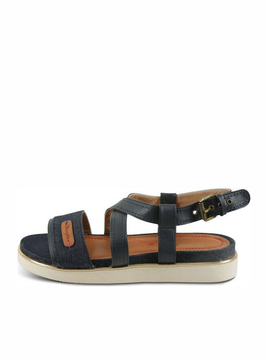 Sunshine Karen Γυναικεία Σανδάλια Navy Μπλε