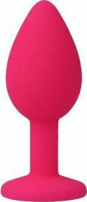 Intense Shelki S Plug Anal Πρωκτική Σφήνα Small Hot Pink 7.2cm