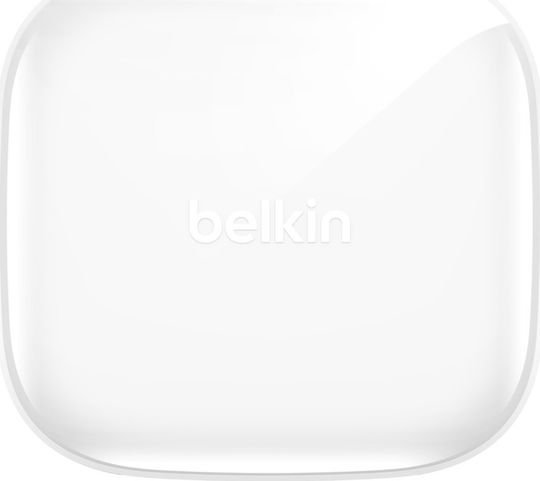Belkin Soundform Freedom In-ear Bluetooth Handsfree Ακουστικά με Αντοχή στον Ιδρώτα και Θήκη Φόρτισης Λευκά