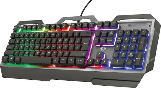 Trust GXT 856 Torac Гейминг Клавиатура с RGB подсветка (Английски US) Черен
