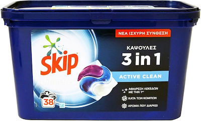 Lessive capsule ultimate active clean 3en1 26 capsules - SKIP