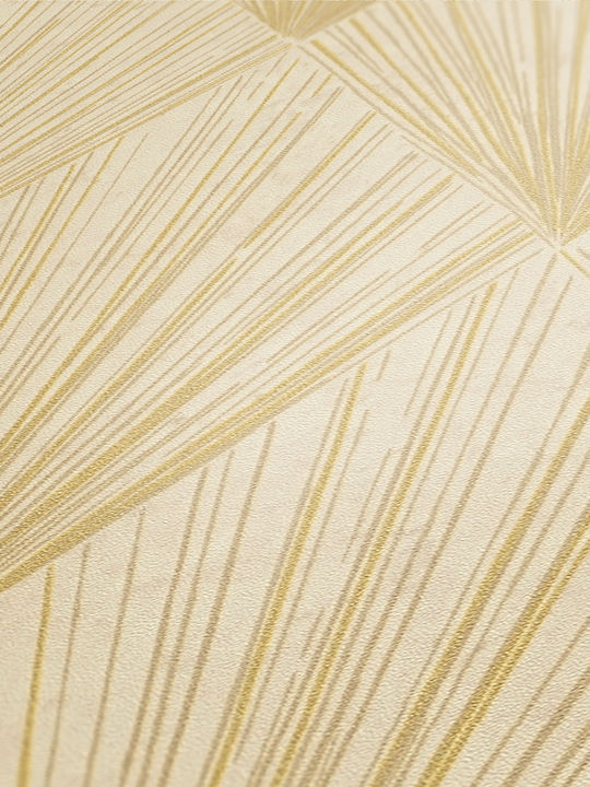 Wallpaper Vinyl Beige L1005xW53cm Washable