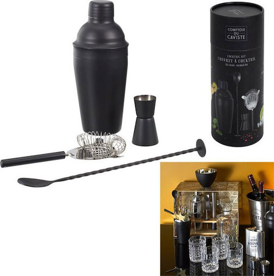The Home Deco Factory The Home Deco Factory Cocktail-Set aus Edelstahl 4 Stück