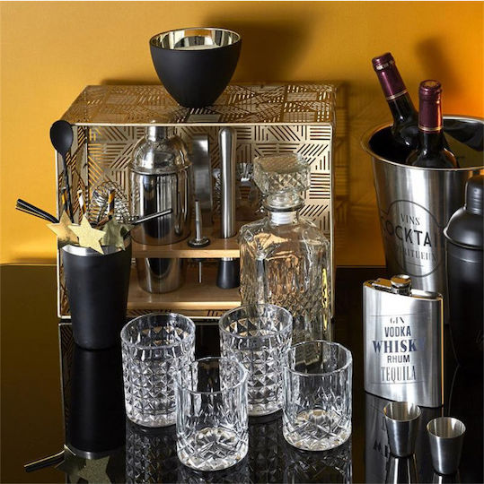 The Home Deco Factory The Home Deco Factory Cocktail-Set aus Edelstahl 4 Stück