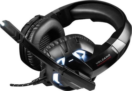 Modecom Volcano MC-849 Shield 2 Over Ear Gaming Headset με σύνδεση 2x3.5mm / USB