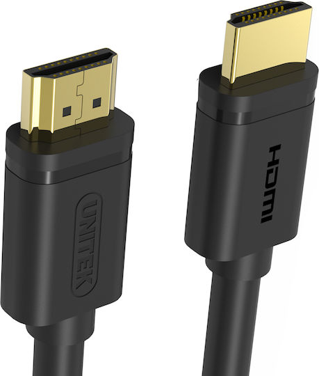 Unitek HDMI 2.0 Premium High Speed 4K 60Hz HDR Cable HDMI male - HDMI male 2m Μαύρο