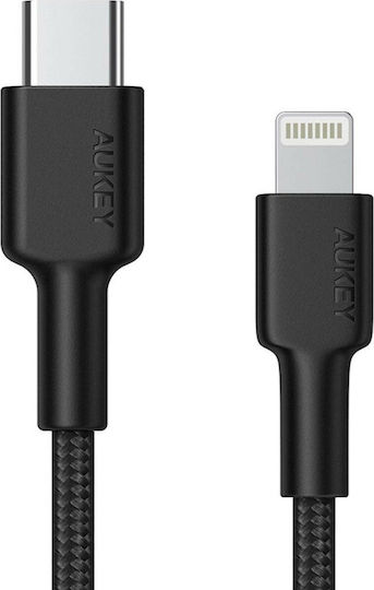 Aukey Braided la Cablu Lightning Negru 1.2m (CB-CL1)