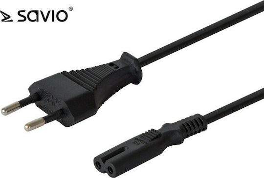 Savio Euro - IEC C7 Cable 3m Black (CL-105)