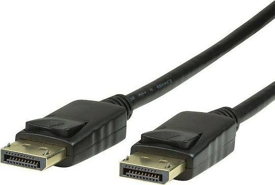 LogiLink Cable DisplayPort male - DisplayPort male 5m Μαύρο (CV0074)