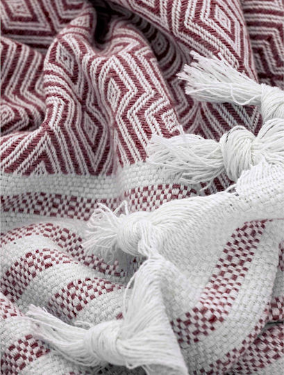 Madi Триместен диван Throw Tent 170x300см. Bordo