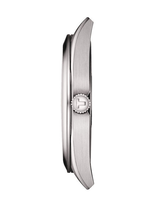 Tissot T-Classic Men's Watch 40mm Battery with Silver Metal Bracelet