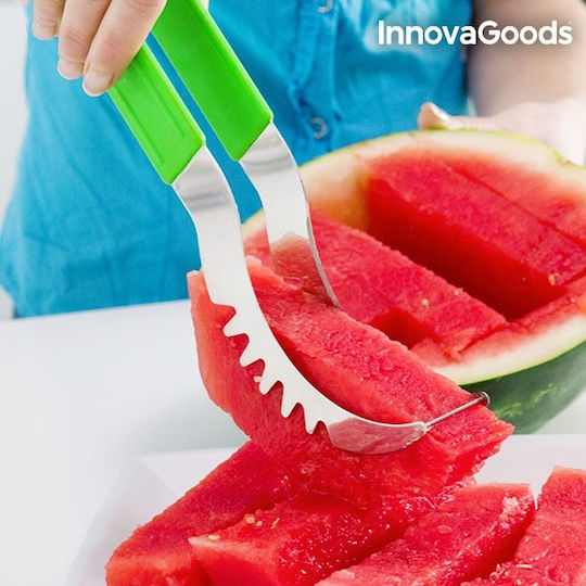 InnovaGoods Slice Serve Κόπτης Καρπουζιού από Ανοξείδωτο Ατσάλι