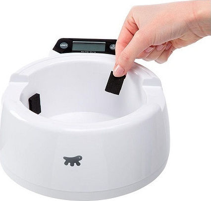 Ferplast Plastic Food Bowl for Dog & Cat 850ml With Scale