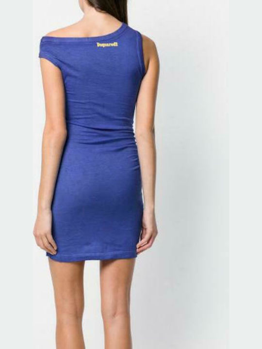 Dsquared2 Summer Mini Dress Blue