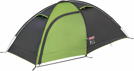 Coleman Maluti 3 BlackOut Winter Camping Tunnel Mountaineering Tent Black with Double Cloth for 3 People Waterproof 5000mm 210x170x105cm