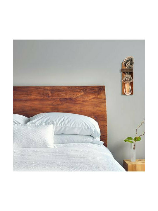 HomeMarkt Φωτιστικό Τοίχου Καφέ 18x18x10εκ. HomeMarkt Φωτιστικό Τοίχου Καφέ 18x18x10εκ.