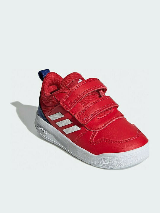 Tensaur Tensaur I Kids Sports Shoes Running with Hoop & Loop Closure Scarlet / Cloud White / Royal Blue