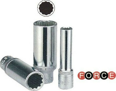 Force Socket Phillips Long with Square Drive 1/4" Diameter 14mm