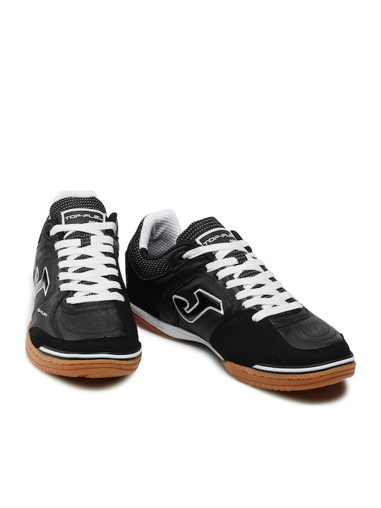 Joma Top Flex Ποδοσφαιρικά Παπούτσια Σάλας IN Μαύρα