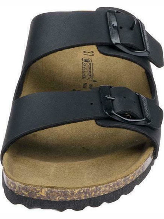 GS1800W Flache Sandalen für Damen in Schwarz Farbe