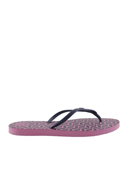 Dupe Optical Women's Flip Flops Purple