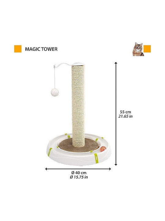 Ferplast Magic Tower Μπεζ 40x40x55εκ.