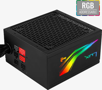 Aerocool Lux RGB 850M 850W Schwarz Computer-Netzteil Voll verkabelt 80 Plus Bronze