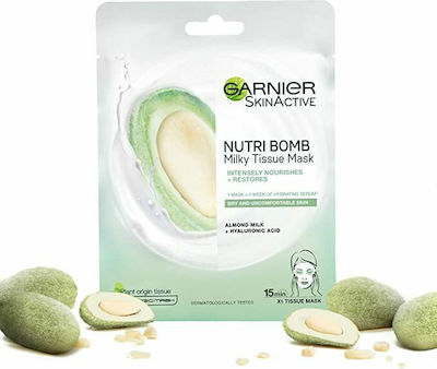 Garnier Skin Naturals Nutri Bomb Almond Milk Tissue Face Moisturizing Mask 32gr