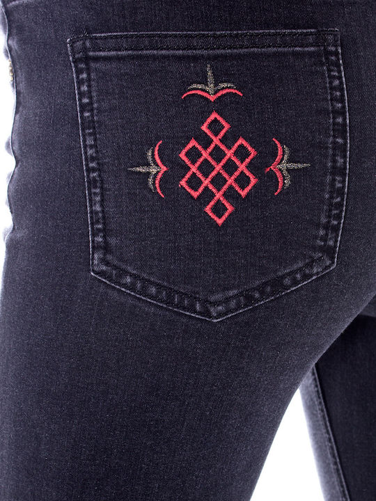 Calipso Women's Jean Trousers Black
