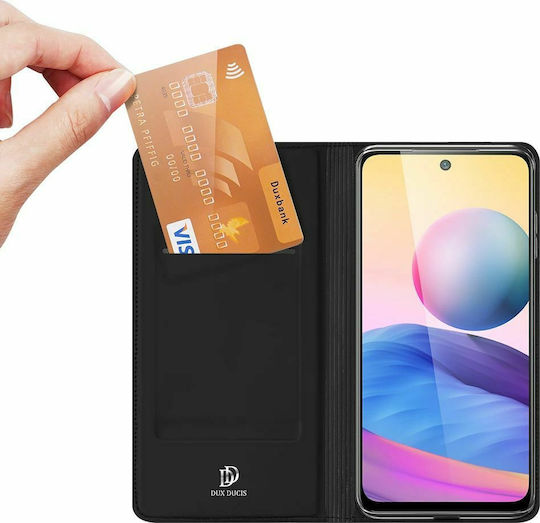 Dux Ducis Skin Pro Book Δερματίνης Μαύρο (Redmi Note 10 5G / Poco M3 Pro)