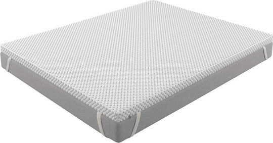 Greco Strom Matratzentopper Latex Comfort Plus Halb-Doppel Latex mit Abnehmbarem Bezug & Gummibändern 110x190x5cm