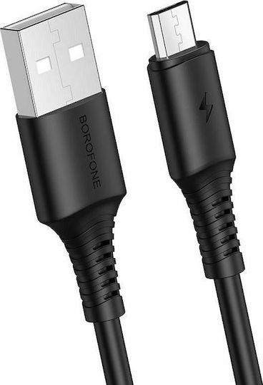 Borofone BX47 Coolway Regulär USB 2.0 auf Micro-USB-Kabel Schwarz 1m 1Stück