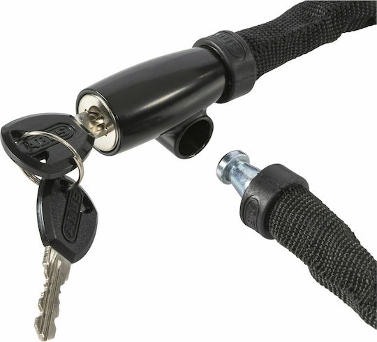 Abus 1500/110 Web Bicycle Cable Lock with Key Black