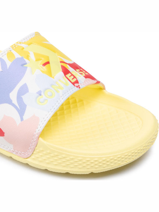 Women's Flip Flops in Yellow Color