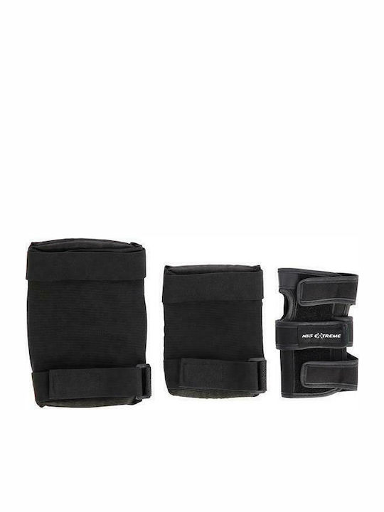 Nils H709 16-60-129 Protective Gear Set for Rollers Black