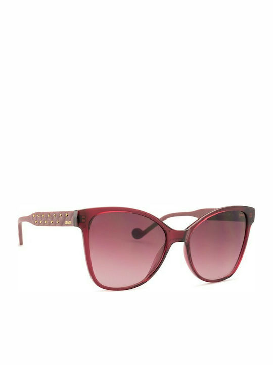 Liu Jo Women's Sunglasses with Burgundy Tartaruga Plastic Frame LJ736S-603