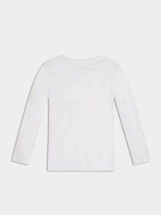 Guess Kids Blouse Long Sleeve White