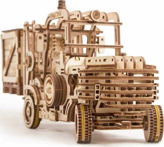 Wood Trick Wooden Construction Toy Forklift for Children 14+ years old+ Years