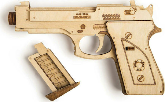 Wood Trick Wooden Construction Toy Set of Guns for Children 14+ years old+ Years