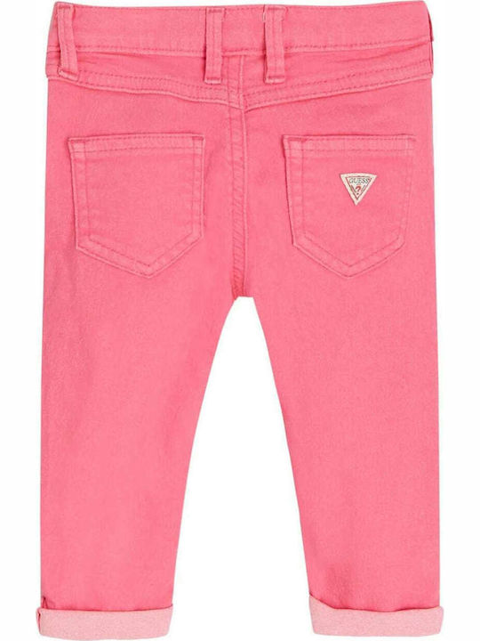 Guess Girls Denim Trouser Fuchsia