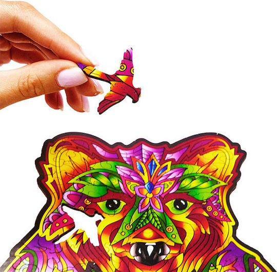 Puzzle Wood Trick Spirit Bear Puzzle 3D 184pcs