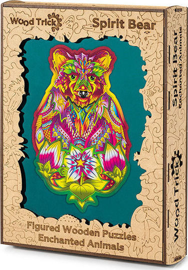 Puzzle Wood Trick Spirit Bear Puzzle 3D 184pcs
