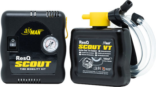 AirMan Moto ResQ Scout VT Set de reparare anvelope motocicletă 100ml