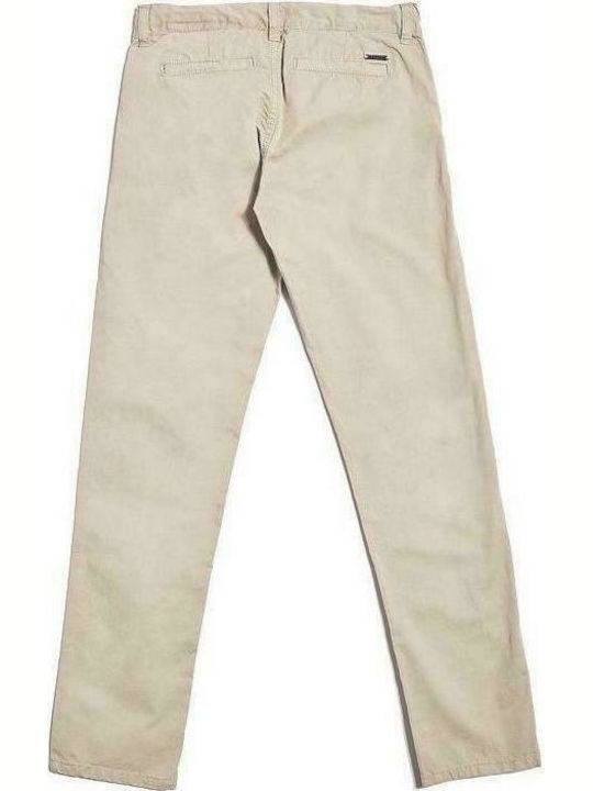 Guess Kids Fabric Trousers Beige Core Chino Pant