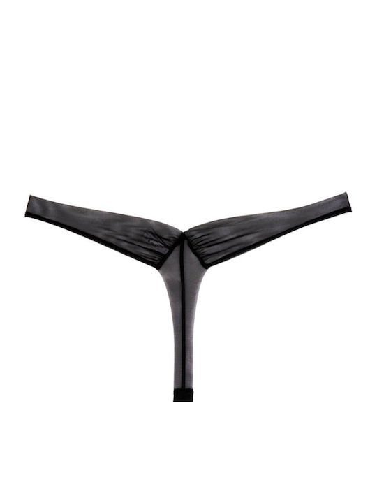 Luna Abstract Women's String Black